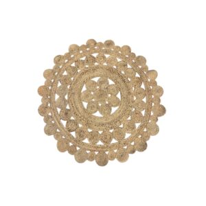 Circle Hessian Rug