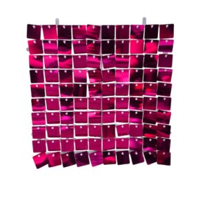 Hot Pink Shimmer Wall