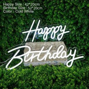 Happy Birthday Neon Light up