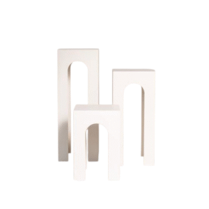 Arch White Plinths