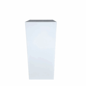 Square Acrylic White Plinth